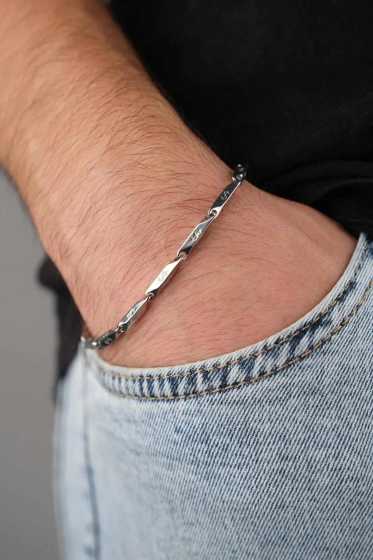 Steel Colorfast Rustproof Tarnishproof Fade Resistant Bracelet