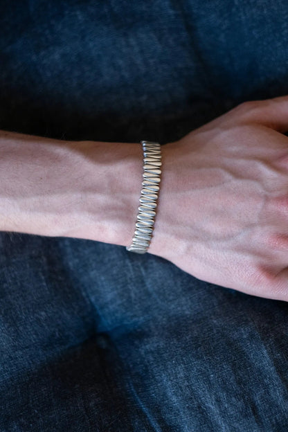 Silver-Plated Bronze Drop Bracelet