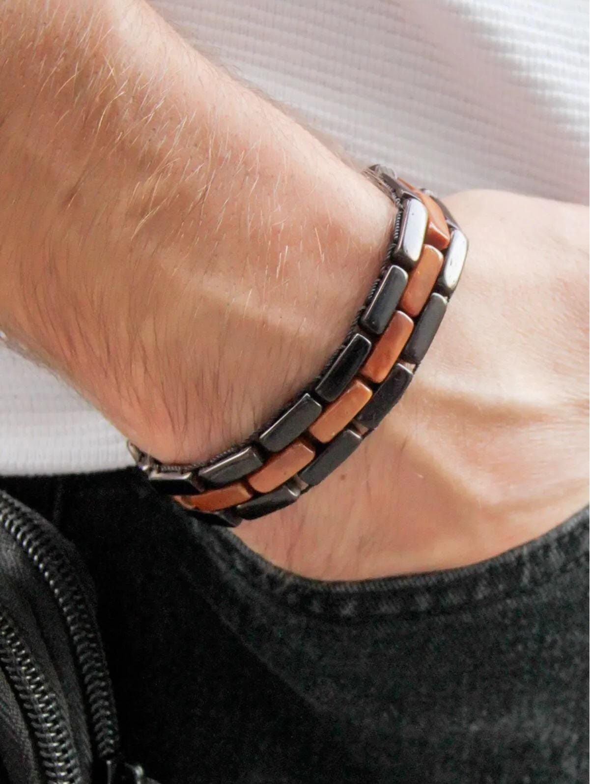 Handcrafted Kuka Wood Bracelet | Unique Handmade Style for Men