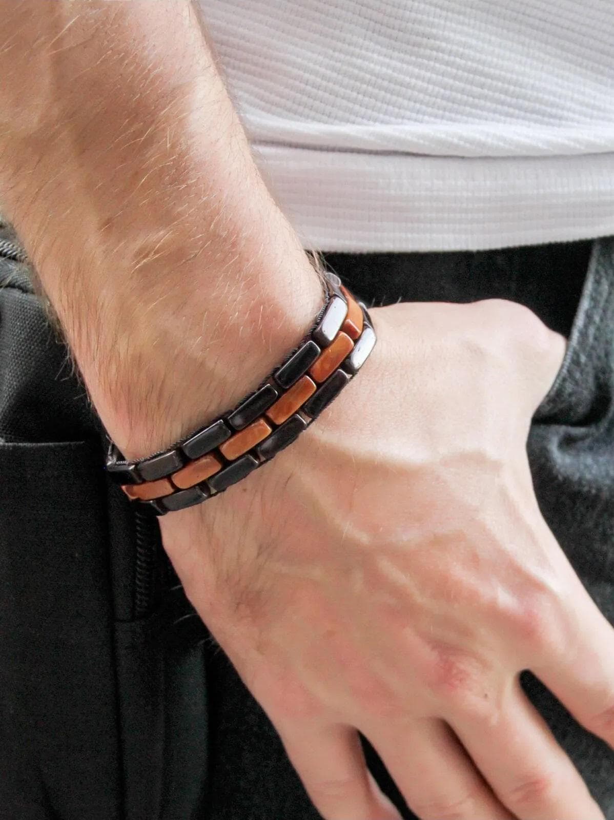 Handcrafted Kuka Wood Bracelet | Unique Handmade Style for Men
