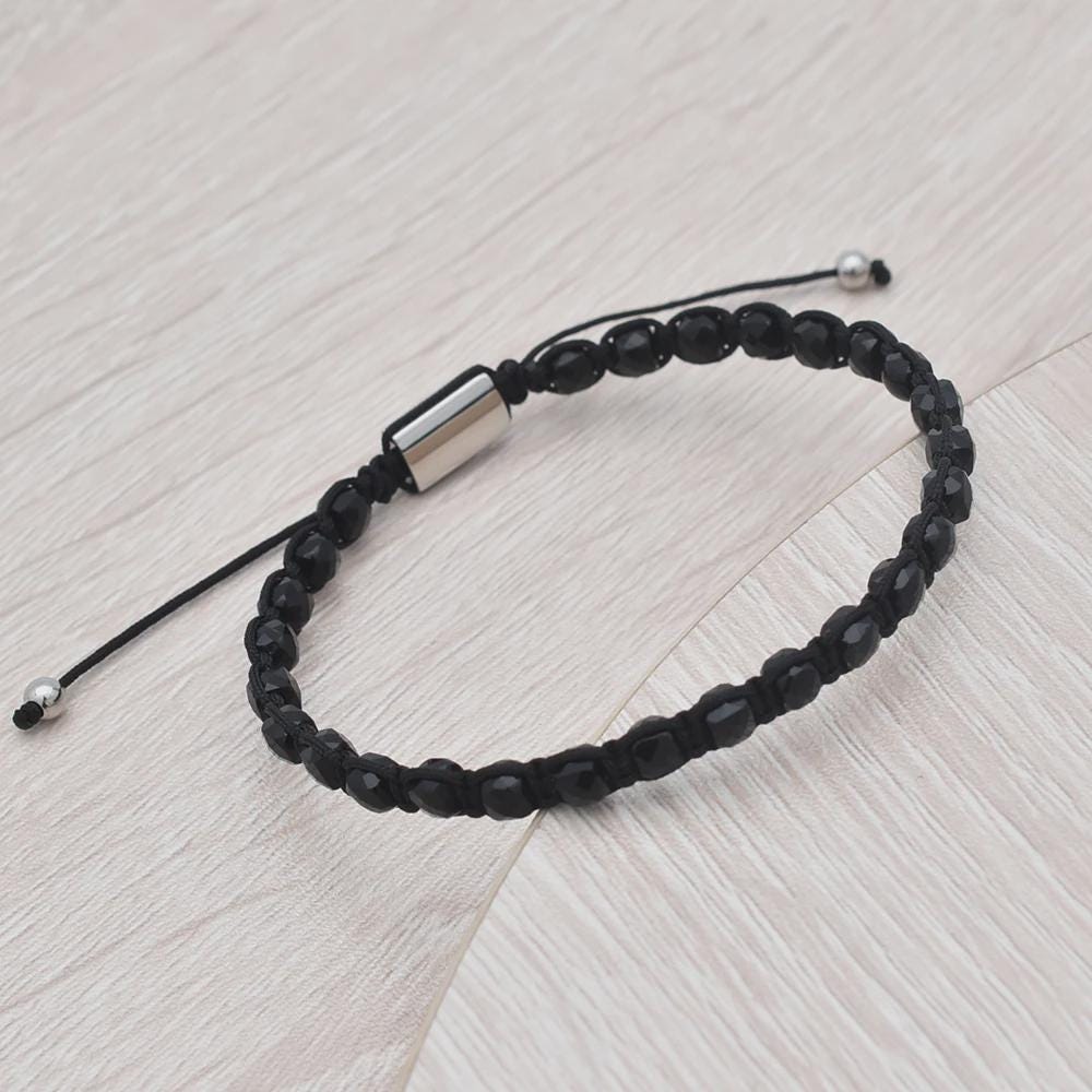 Handcrafted Hematite Natural Stone Bracelet - Positive Energy