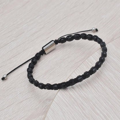 Handcrafted Hematite Natural Stone Bracelet - Positive Energy