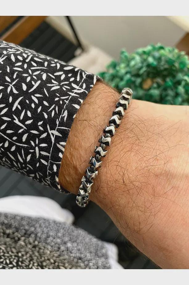 Handcrafted Hematite Gemstone Bracelet - Confidence & Resilience Boost