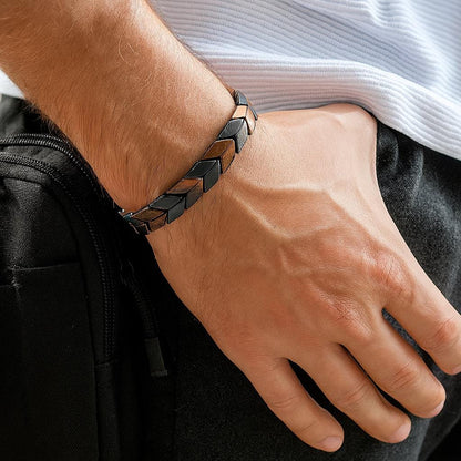 Rustic Wood Cuff for Him and Her - Handmade Kuka Bracelet