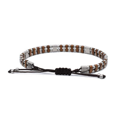 Handcrafted Bronze Natural Stone Bracelet