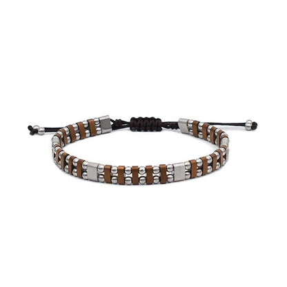 Handcrafted Bronze Natural Stone Bracelet