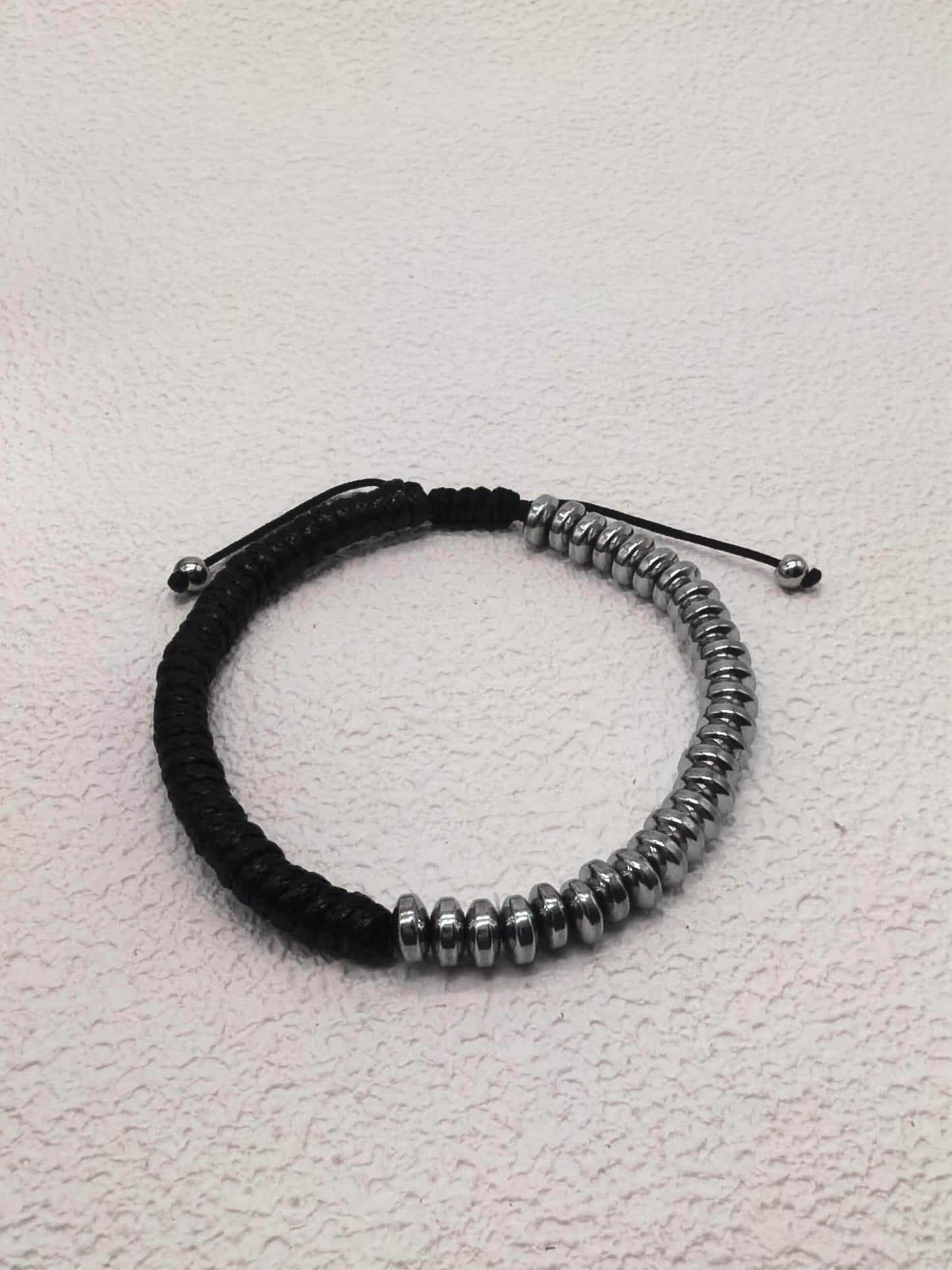Hematite Natural Stone Bracelet Special Cut