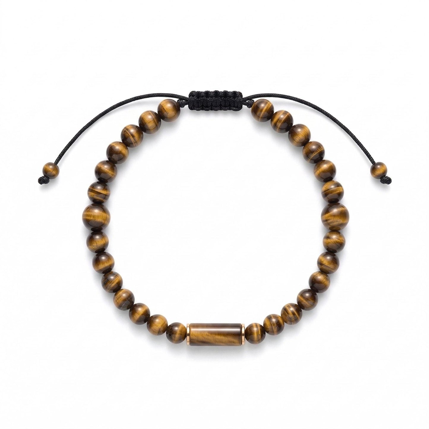 Men's Tiger's Eye Bracelet | Handmade Macrame Jewelry
