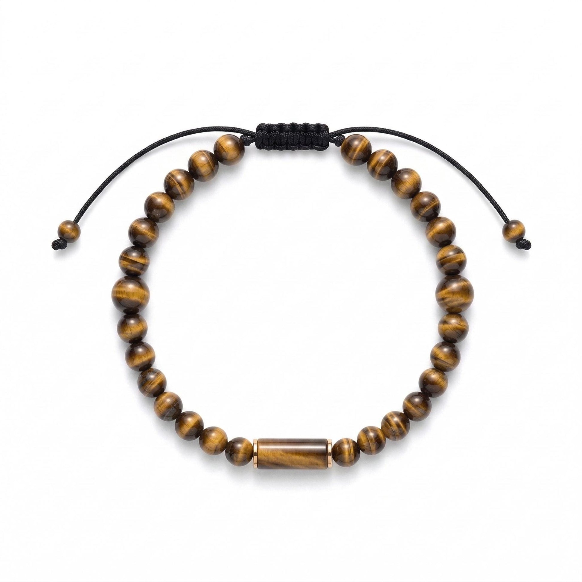 Men's Tiger's Eye Bracelet | Handmade Macrame Jewelry