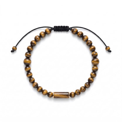 Men's Tiger's Eye Bracelet | Handmade Macrame Jewelry